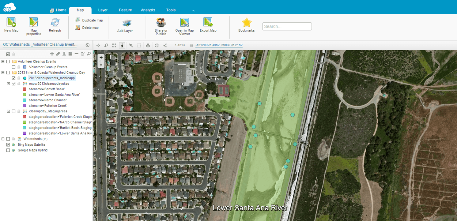 Satellite view