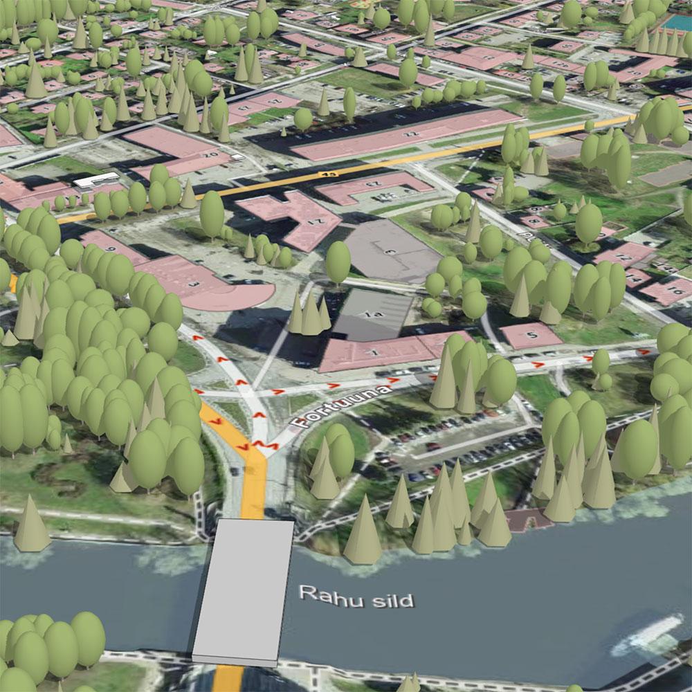 Satellite view